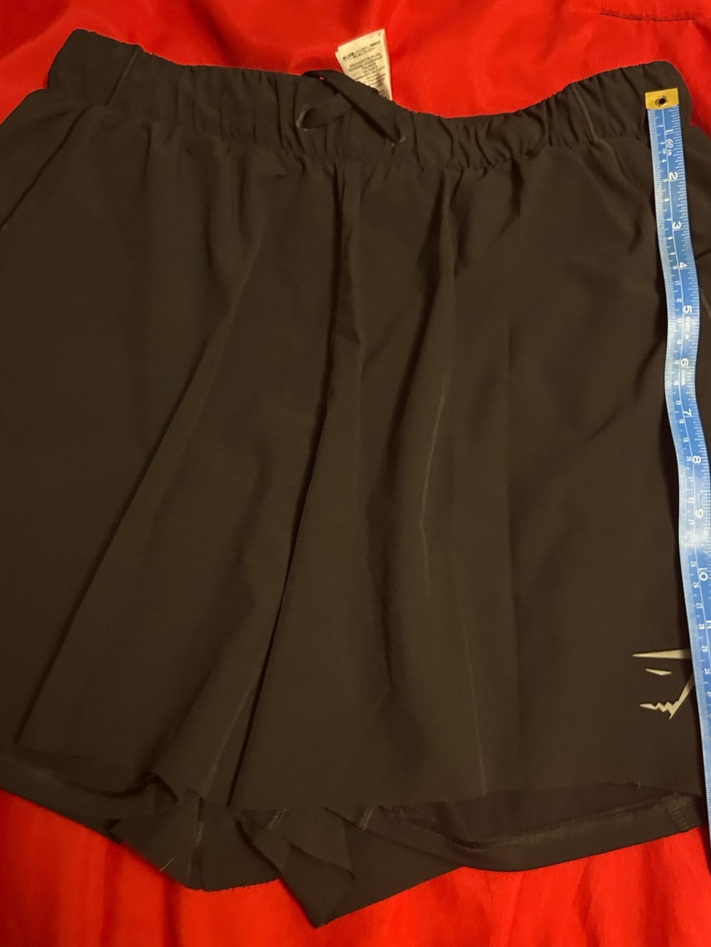 Gymshark Black Performance Short with built in tights.